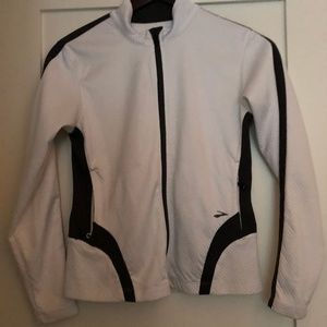 Brooks White Athletic Jacket